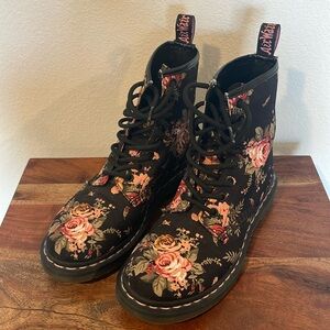 Floral Doc Martens Boots